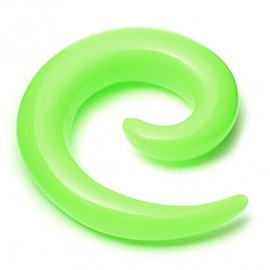 Ecarteur silicone jaune fluo spiral