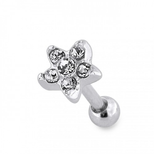 Helix acier petite fleur multi cristal