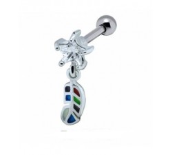 Helix pendant cristal argent 925