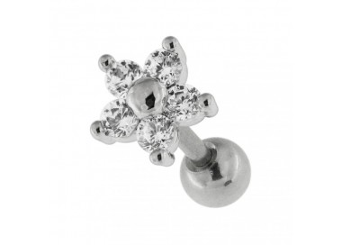 Helix tragus belle petite fleur