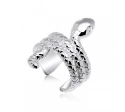 Bague d'oreille serpent argent 925