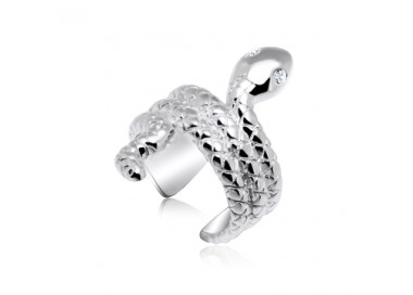 Bague d'oreille helix serpent argent 925