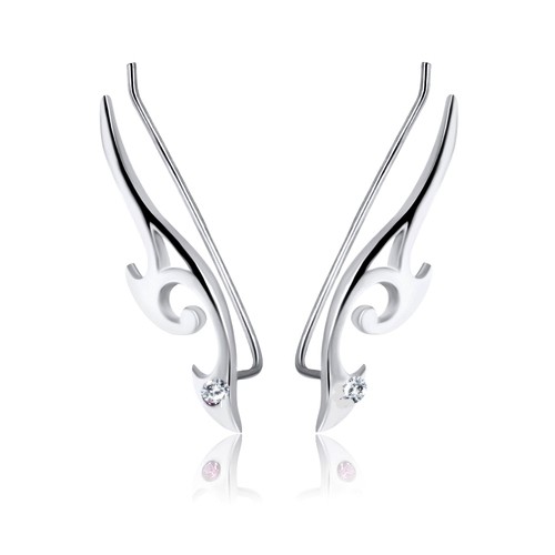 Chemin d'oreille design unique argent 925