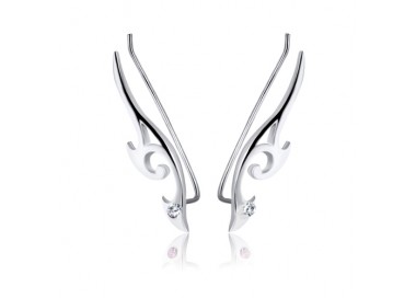 Chemin d'oreille design unique argent 925