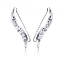 Chemin d'oreille design unique argent 925