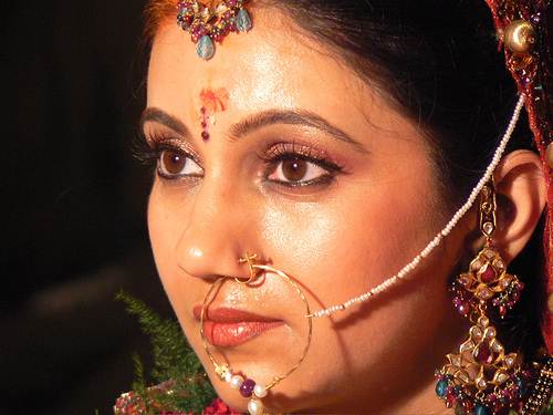 Piercing indienne