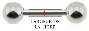 largeur tige